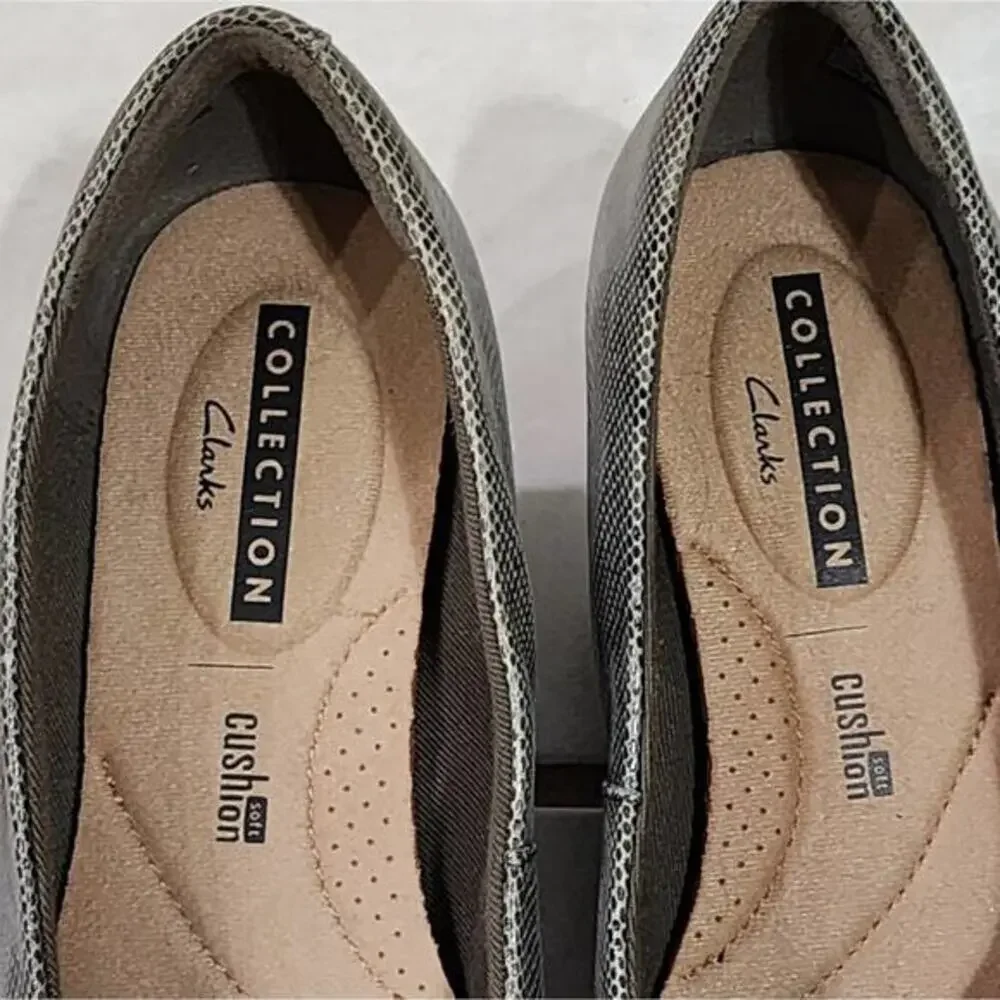 Clarks sophisticated snakeskin